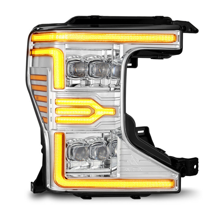 AlphaRex 20-22 Ford F-250/350/450/550 SD NOVA-Series LED Proj Headlights Chrome w/SS & SBDRL - 880339 User 7