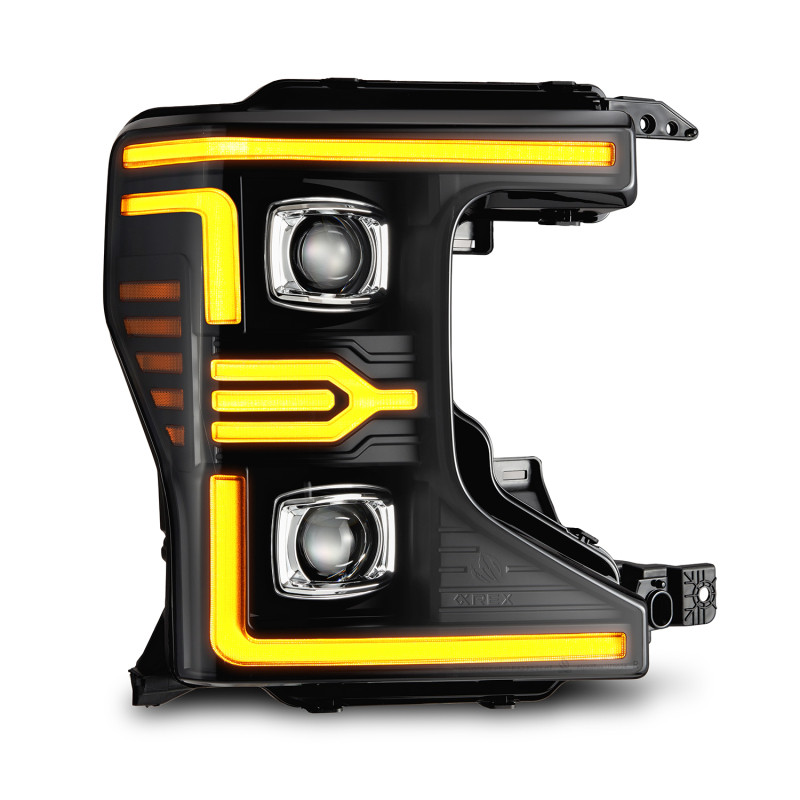AlphaRex 20-22 Ford F-250/350/450/550 SD LUXX-Series LED Proj Headlights Bk w/Acv Light SS & SBDRL - 880341 User 7