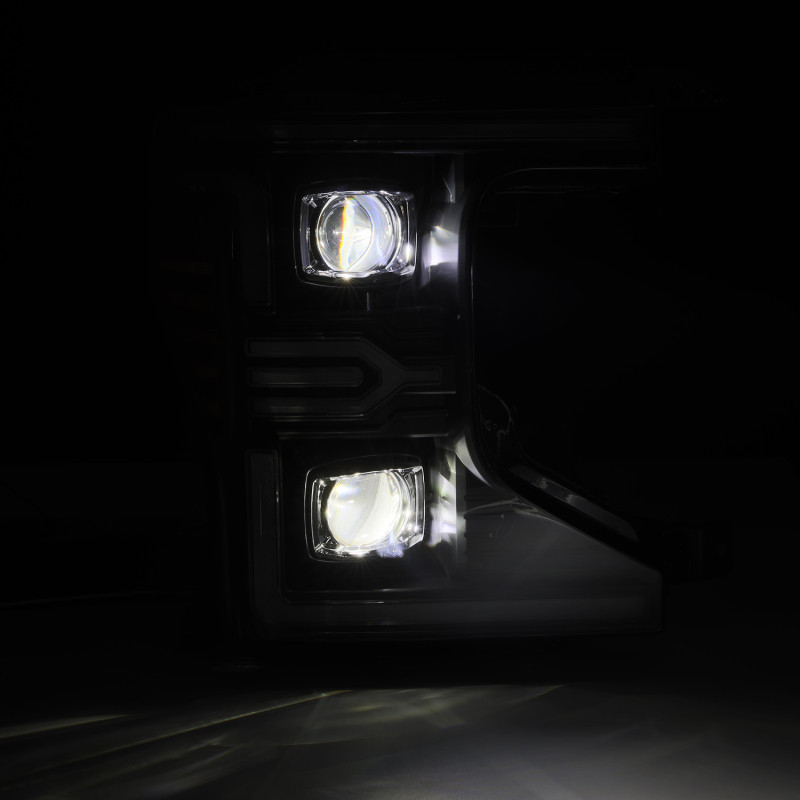AlphaRex 20-22 Ford F-250/350/450/550 SD LUXX-Series LED Proj Headlights Bk w/Acv Light SS & SBDRL - 880341 User 5