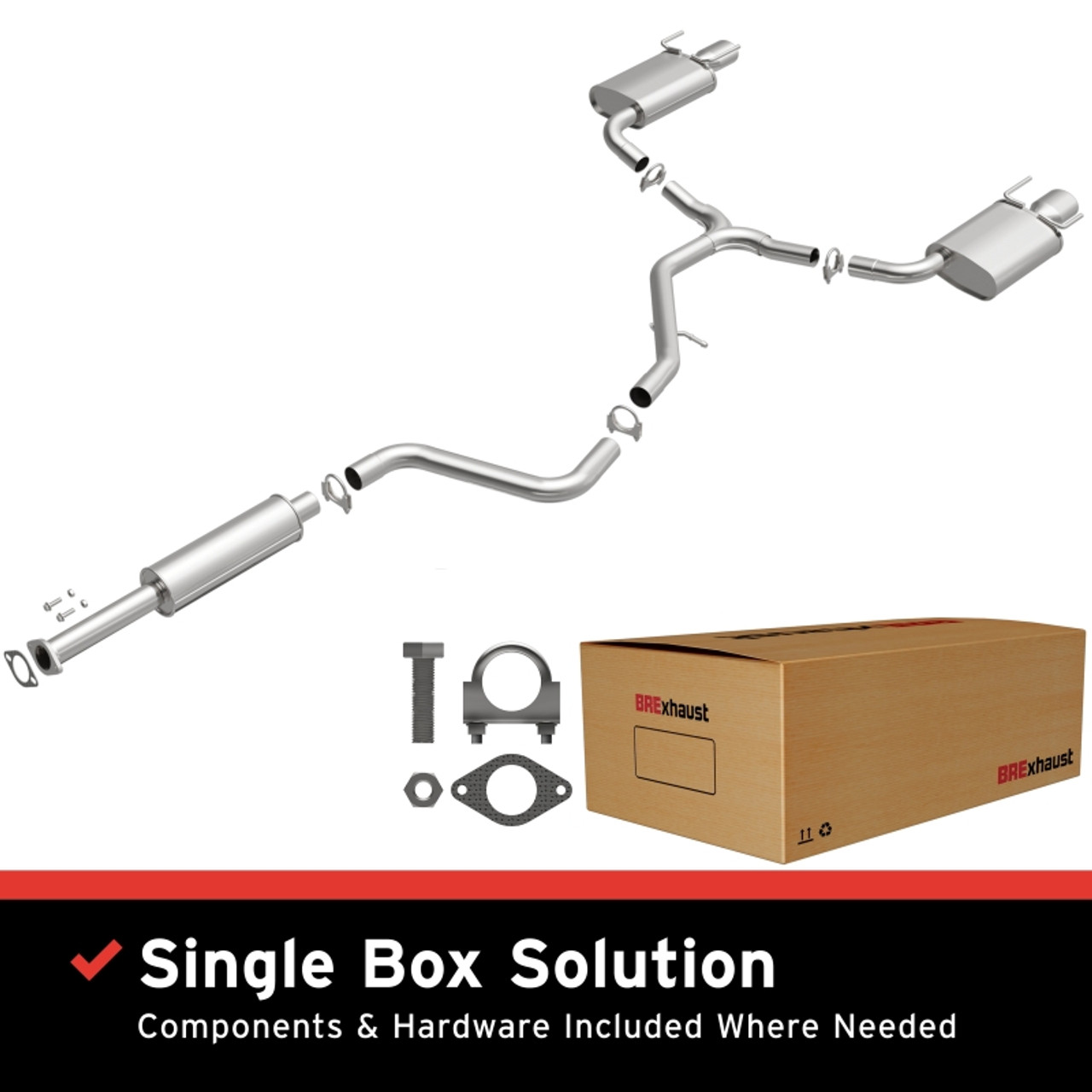 BRExhaust 11-17 Buick Regal 2L Exhaust Kit - 106-0889 Photo - Primary