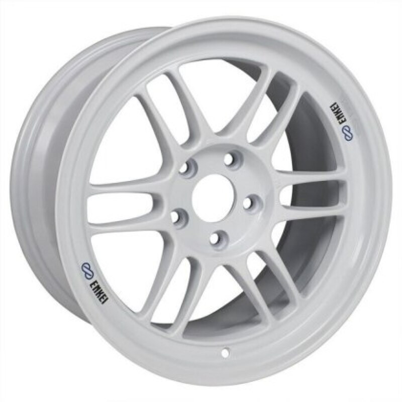 Enkei RPF1 18x9.5 5x100 38mm Offset 73mm Bore Vanquish White Wheel (Special Order/ MOQ 4 - 3798958038WP Photo - Primary