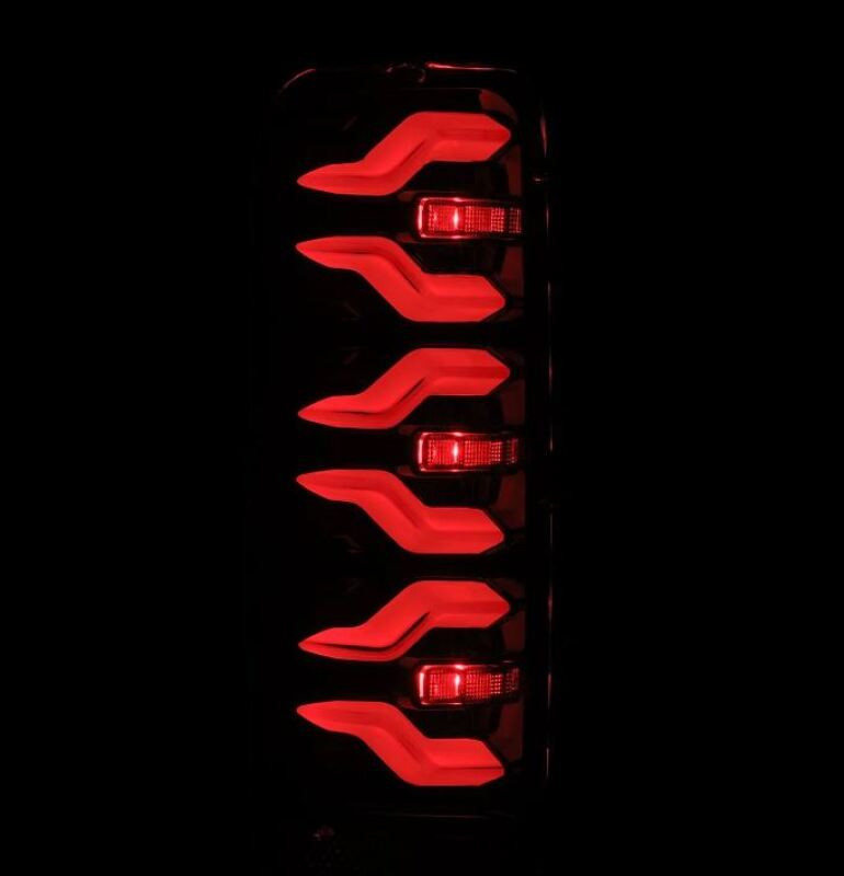 AlphaRex 87-96 Ford Bronco/F-150 Luxx-Series LED Tail Lights - Alpha-Black - 658006 User 2