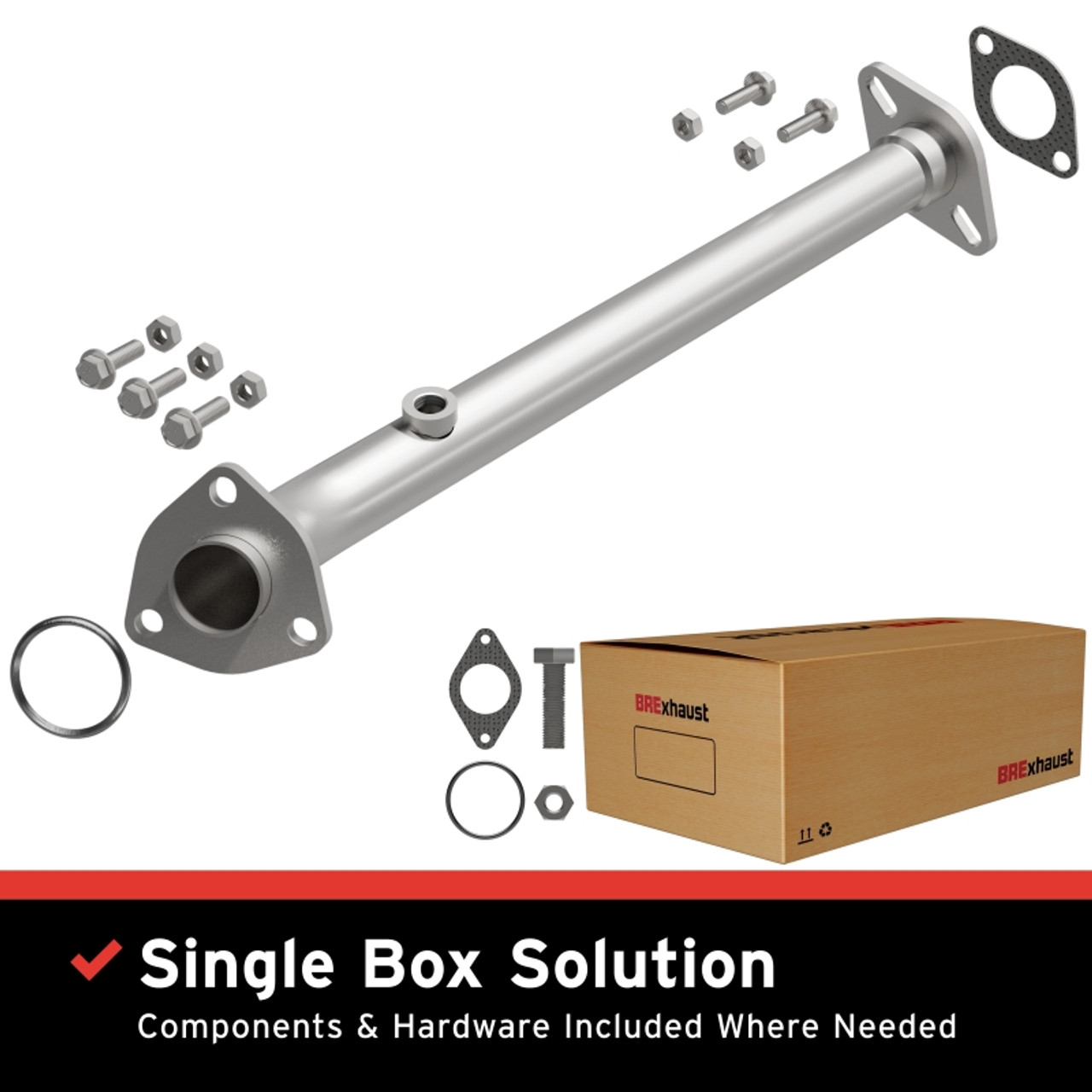 BRE Exhaust 96-00 Pathfinder QX4 3.3L Front Pipe Kit - 107-0076 Photo - Primary