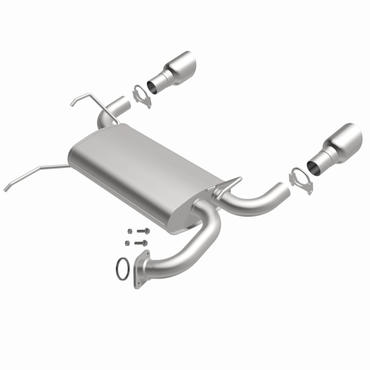 BRE Exhaust 03-08 FX35 FX45 3.5L 4.5L Muffler Kit - 108-0046 360 Degree Image Set