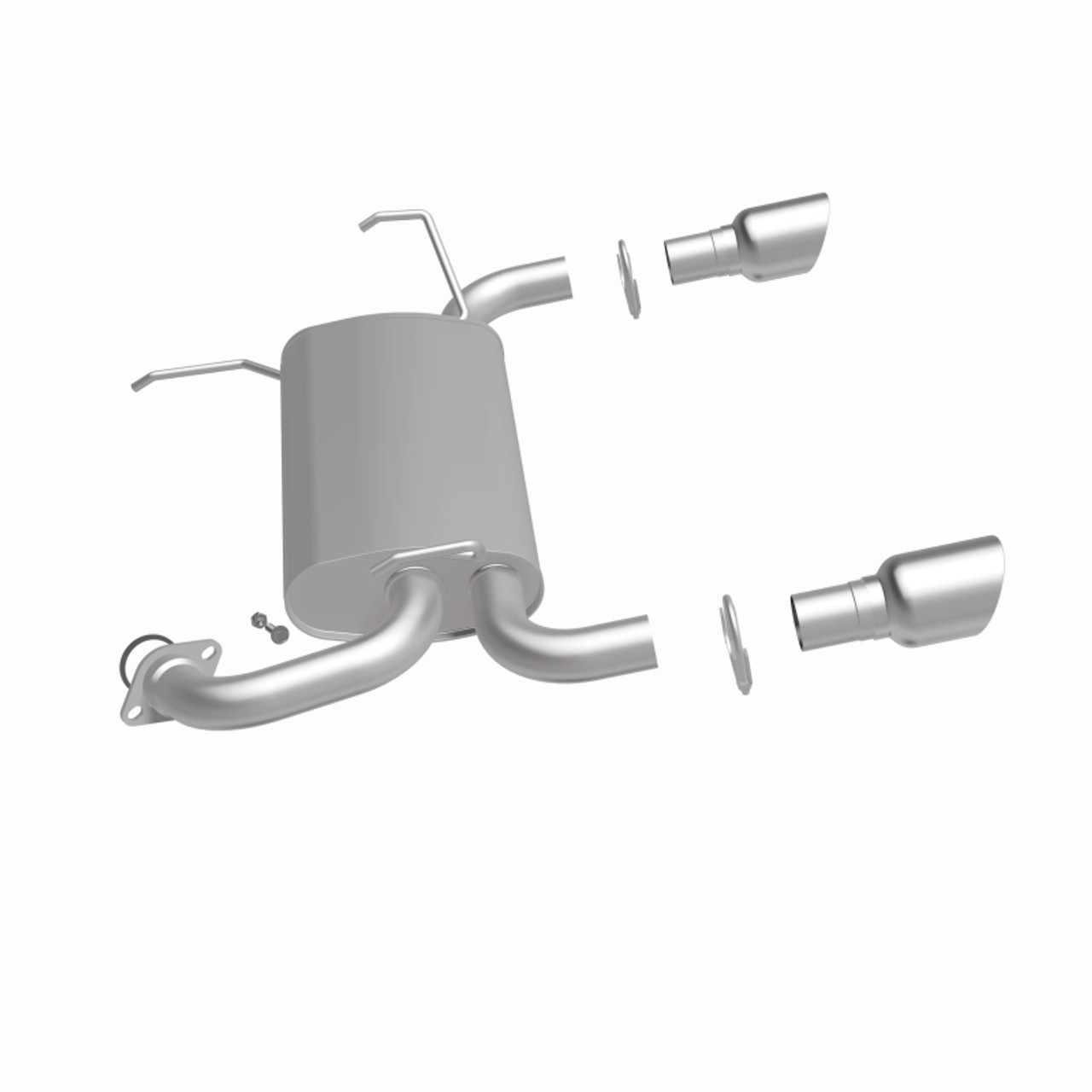 BRE Exhaust 03-08 FX35 FX45 3.5L 4.5L Muffler Kit - 108-0046 360 Degree Image Set