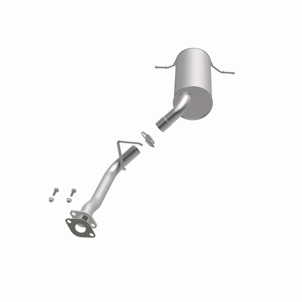 BRE Exhaust 02-08 9-2X Forester Impreza 2.0L 2.5L Muffler Kit - 108-0084 360 Degree Image Set