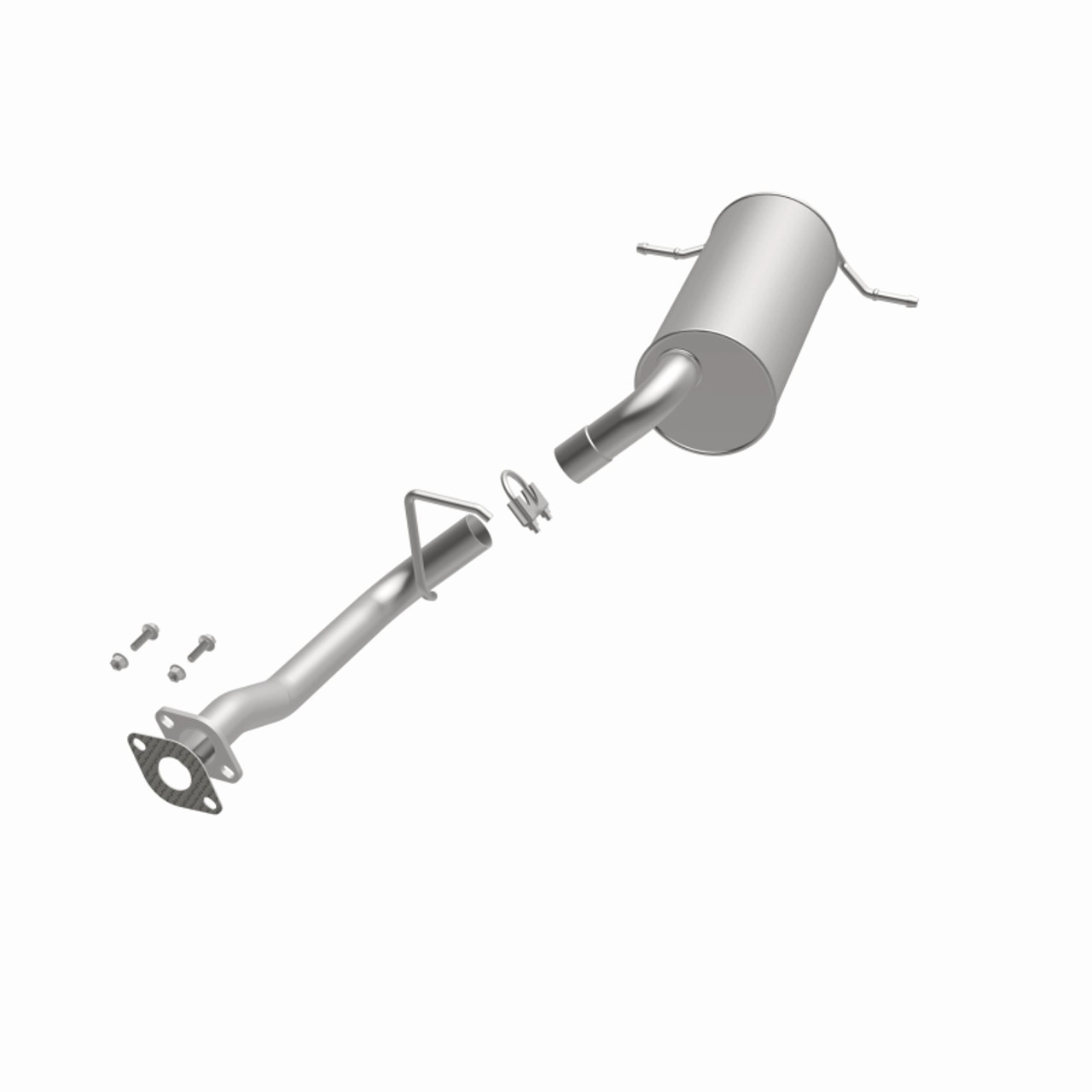 BRE Exhaust 02-08 9-2X Forester Impreza 2.0L 2.5L Muffler Kit - 108-0084 360 Degree Image Set