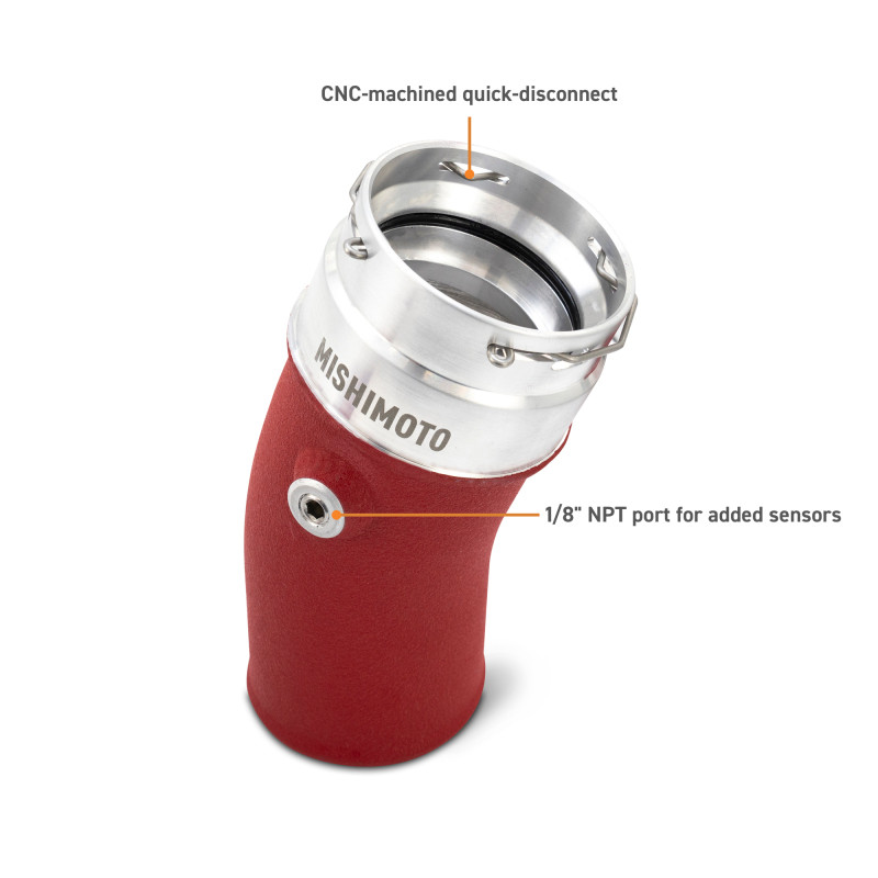 Mishimoto 2024+ Toyota Tacoma Intercooler Pipe Kit - Red - MMICP-TAC-24RD User 1