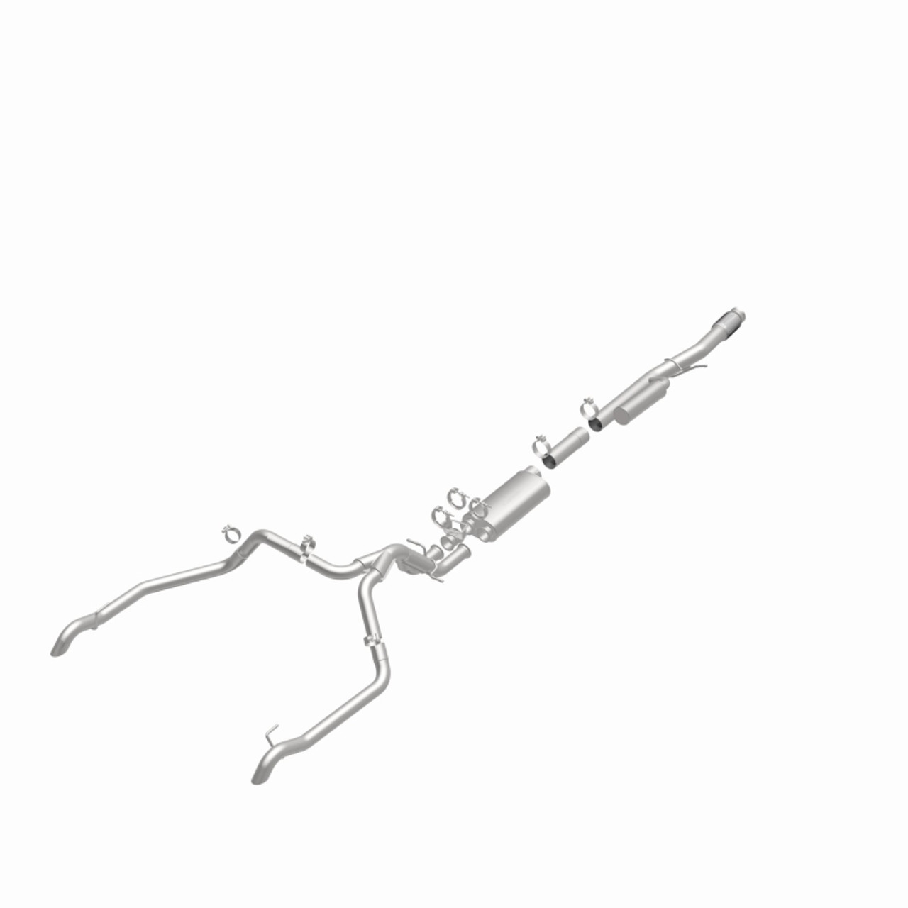 MagnaFlow 24-25 Chevrolet/GMC Silverado/Sierra 1500 ZR2/AT4X Overland Series Cat-Back Exhaust System - 19703 360 Degree Image Set