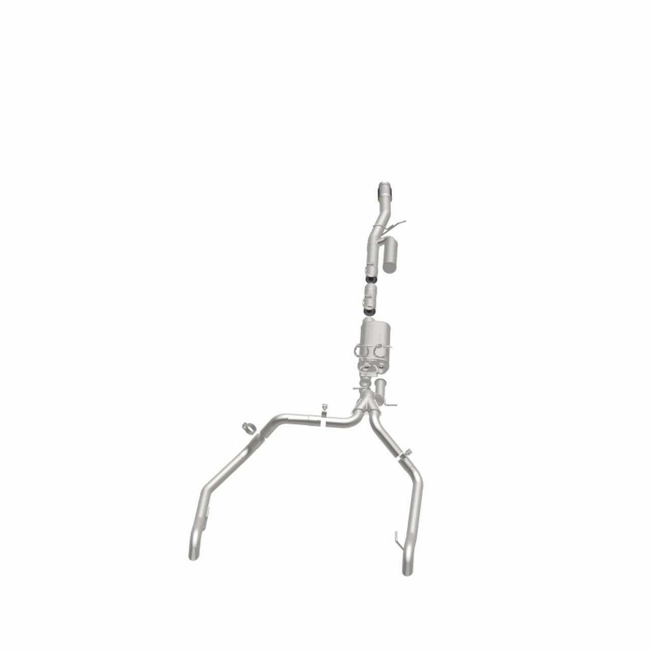 MagnaFlow 24-25 Chevrolet/GMC Silverado/Sierra 1500 ZR2/AT4X Overland Series Cat-Back Exhaust System - 19703 360 Degree Image Set