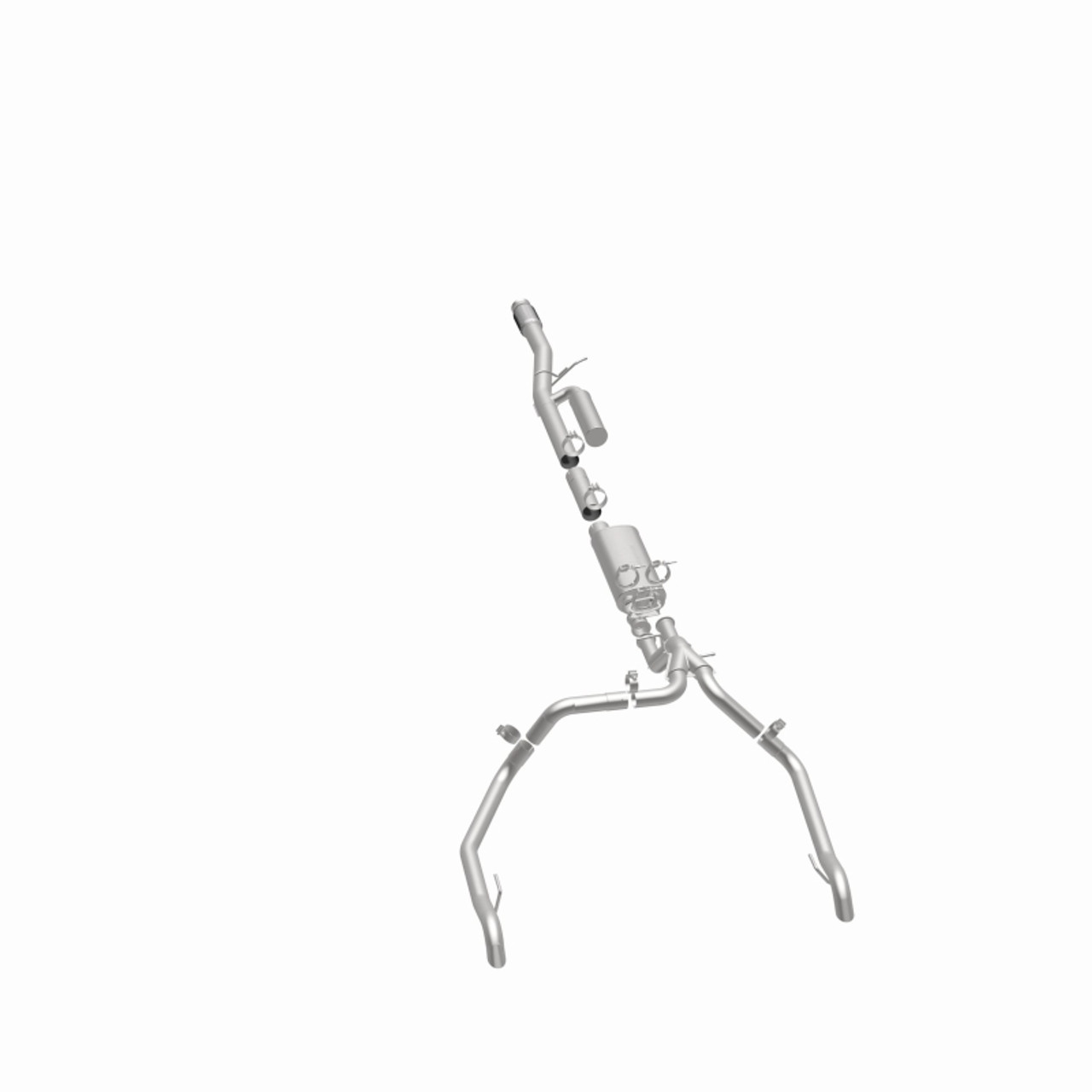 MagnaFlow 24-25 Chevrolet/GMC Silverado/Sierra 1500 ZR2/AT4X Overland Series Cat-Back Exhaust System - 19703 360 Degree Image Set