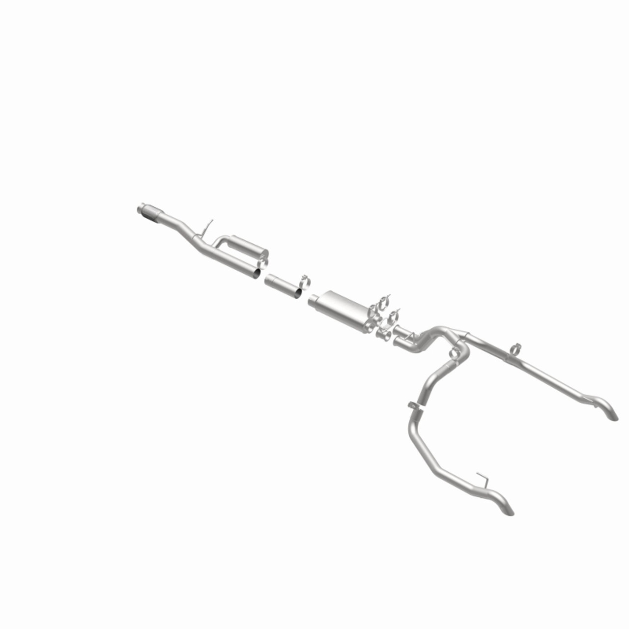 MagnaFlow 24-25 Chevrolet/GMC Silverado/Sierra 1500 ZR2/AT4X Overland Series Cat-Back Exhaust System - 19703 360 Degree Image Set