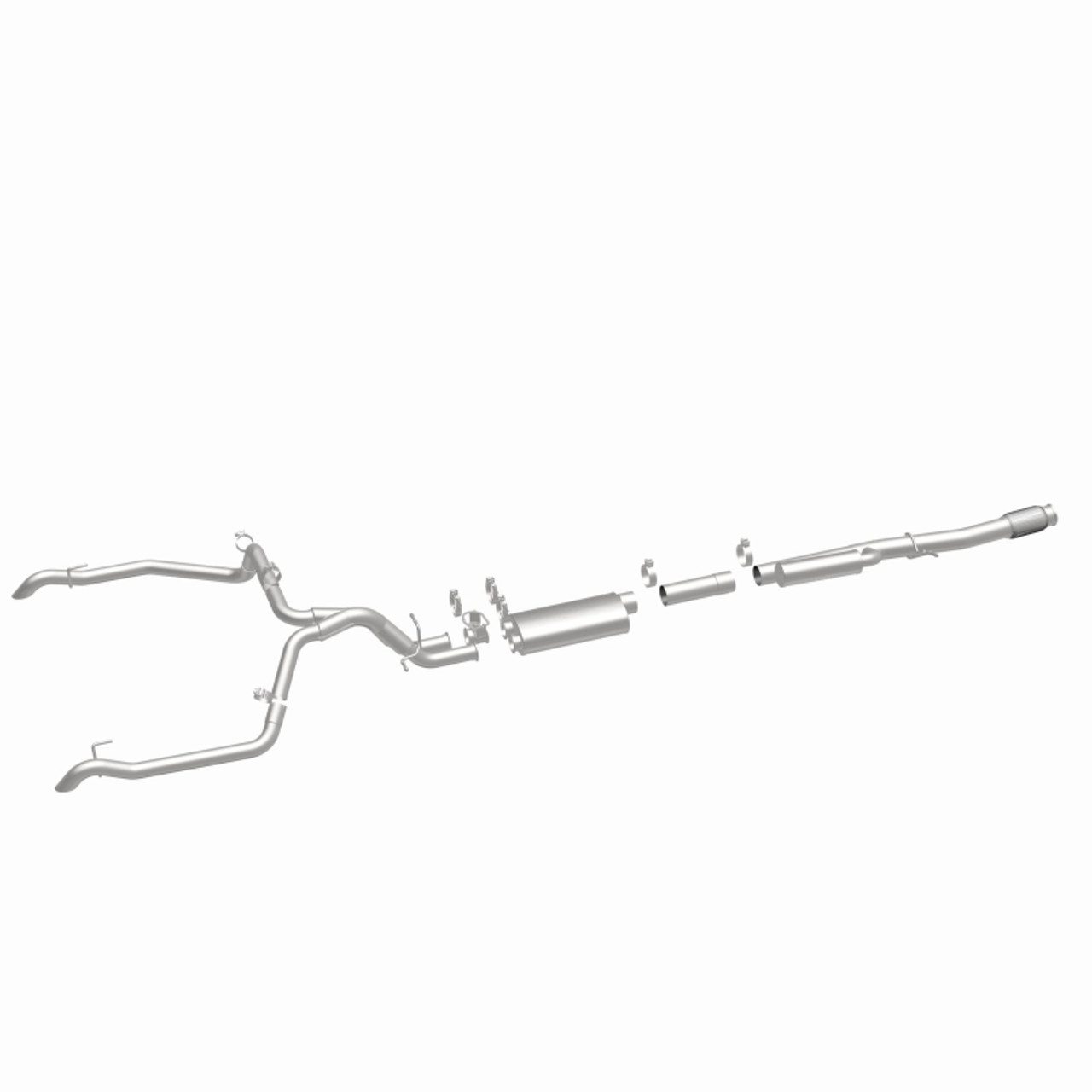 MagnaFlow 24-25 Chevrolet/GMC Silverado/Sierra 1500 ZR2/AT4X Overland Series Cat-Back Exhaust System - 19703 360 Degree Image Set