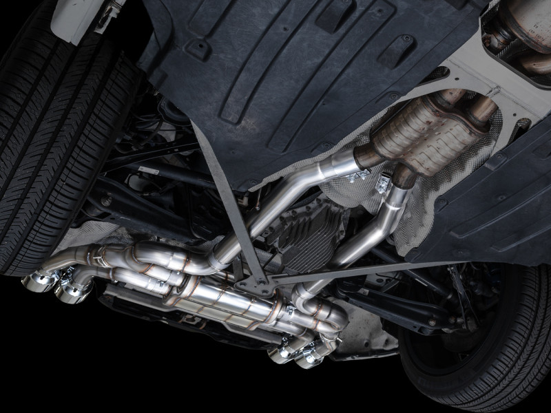 AWE Tuning 20-25 BMW X3 M/M Comp (F97) AWD SwitchPath Axle-Back Exhaust - Chrome Silver Tips - 3025-42301 Photo - Mounted
