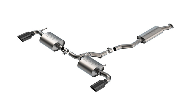 Borla 19-25 Toyota RAV4 (excl. Hybrid) 2.25 S-Type Cat Back Exhaust - Black Chrome - 141009BC Photo - Primary