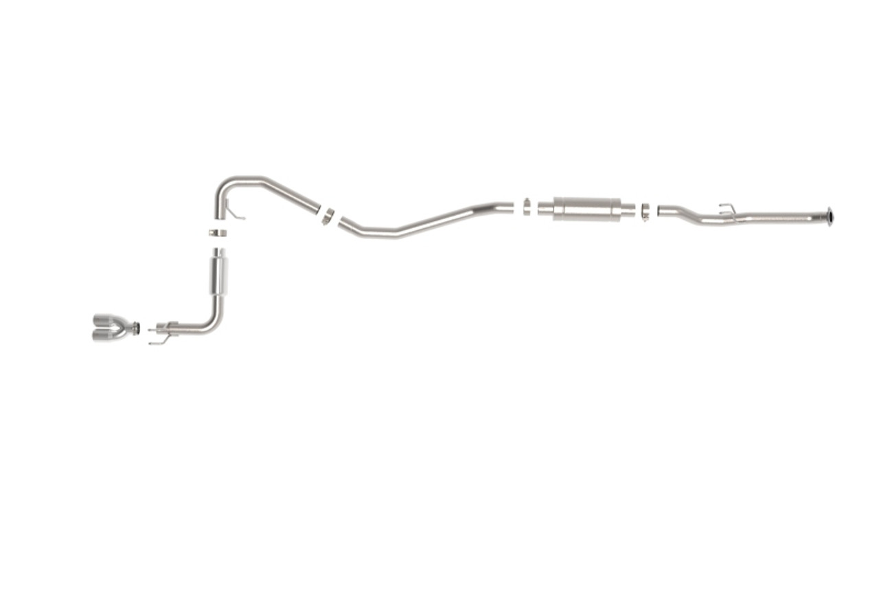 aFe POWER Takeda 2.5in 304 SS Cat-Back Exhaust w/ Polished Tips 22-25 Honda Civic L4-2.0L - 49-36631-P Photo - Unmounted