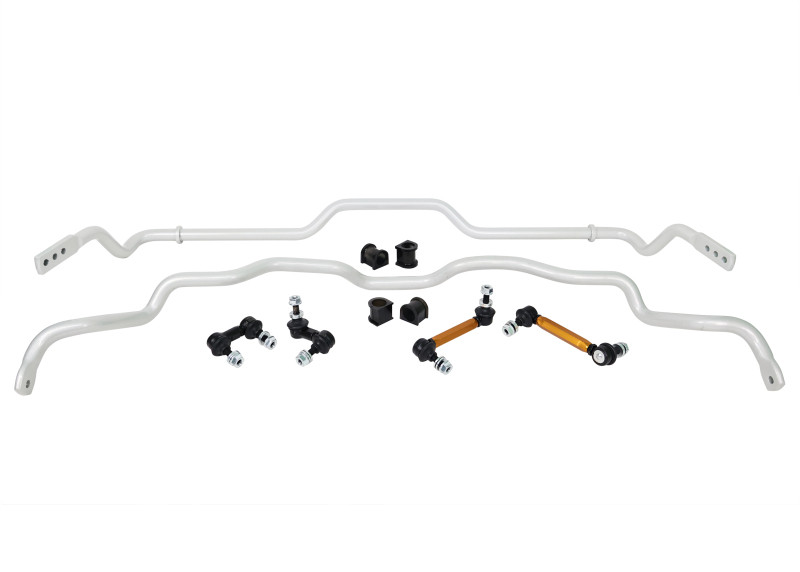 Whiteline 96-01 Mitsubishi Lancer Evolution IV/V/VI AWD Anti Sway Bar Front and Rear Vehicle Kit - BMK011 Photo - out of package