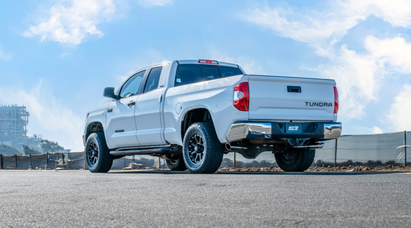 Borla 07-21 Toyota Tundra 4.6L/5.7L Cat-Back Touring SS Catback Exhaust w/ Black Chrome Tips - 140332BC User 1