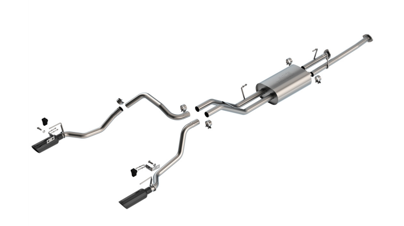 Borla 07-21 Toyota Tundra w/ Long Bed Cat-Back Touring SS Catback Exhaust w/ Black Chrome Tips - 140333BC User 1