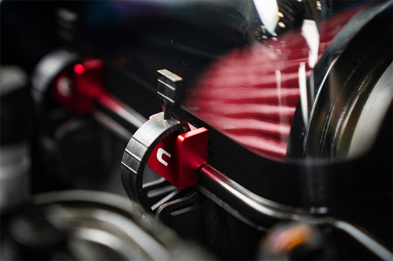 Corsa 24-25 Ford Mustang GT 5.0L V8 Cold Air Intake with DryTech Air Filters - Glossy - 44013D Photo - Mounted