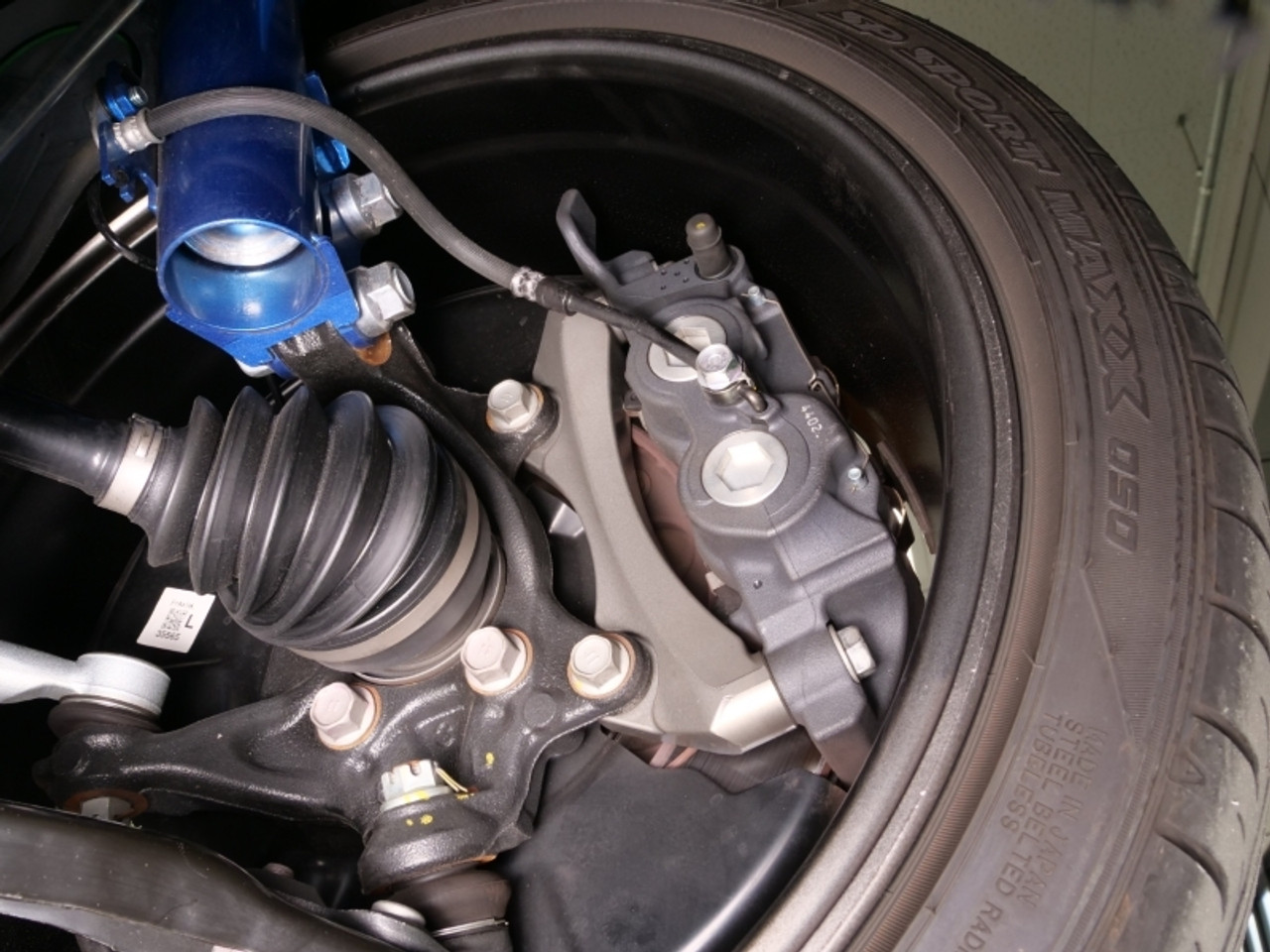 Cusco 23-25 Toyota GR Corolla Light Weight Front Brake Caliper Bracket - Billet Aluminum - 1C7 770 F User 1