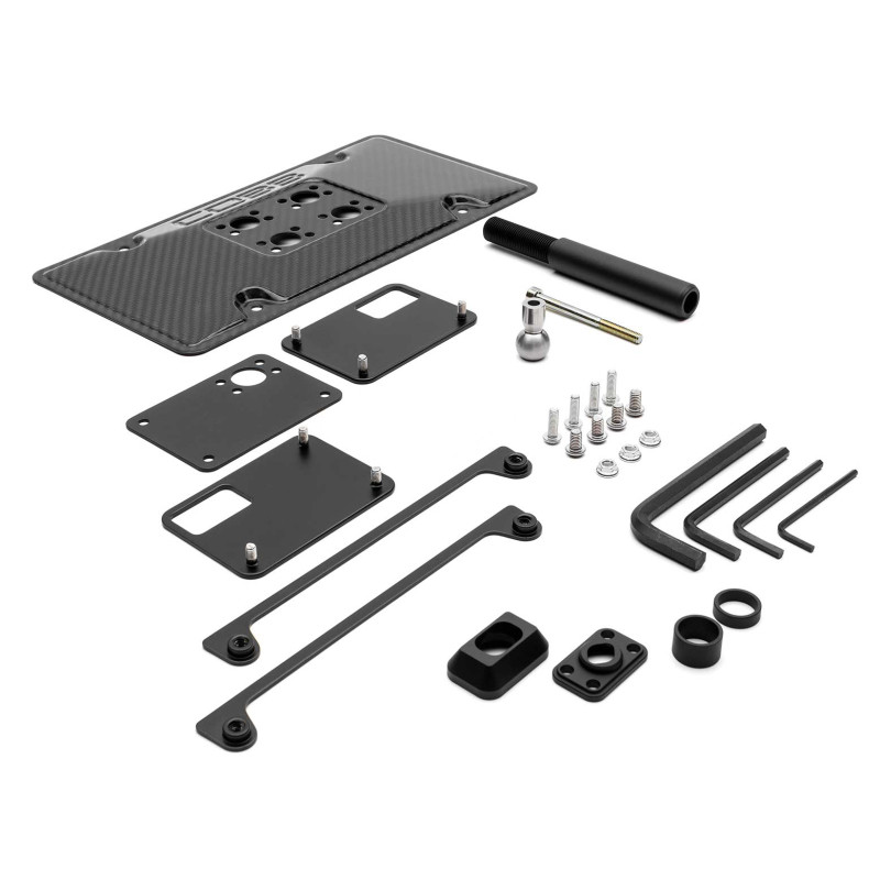 COBB 15-21 Subaru WRX/13-25 BRZ/17-24 Toyota 86 Redline Carbon Fiber License Plate Relocation Mount - 861660 Photo - Primary