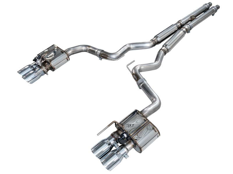 AWE Tuning 18-23 S550 Mustang GT SwitchPath Exhaust - Chrome Silver Tips - 3025-42550 Photo - Primary