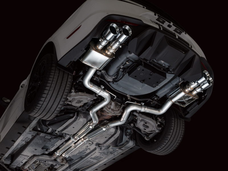 AWE Tuning 18-23 S550 Mustang GT SwitchPath Exhaust - Chrome Silver Tips - 3025-42550 Photo - Mounted