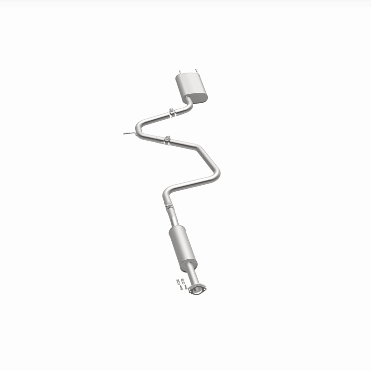 BRExhaust 16-24 Chevrolet Malibu 1.5L Direct-Fit Replacement Exhaust System - 106-0948 360 Degree Image Set