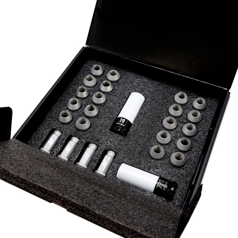 Mishimoto Steel Locking Lug Nuts M14x1.5 24pc Set Black - MMLG-M14-24LBK User 1