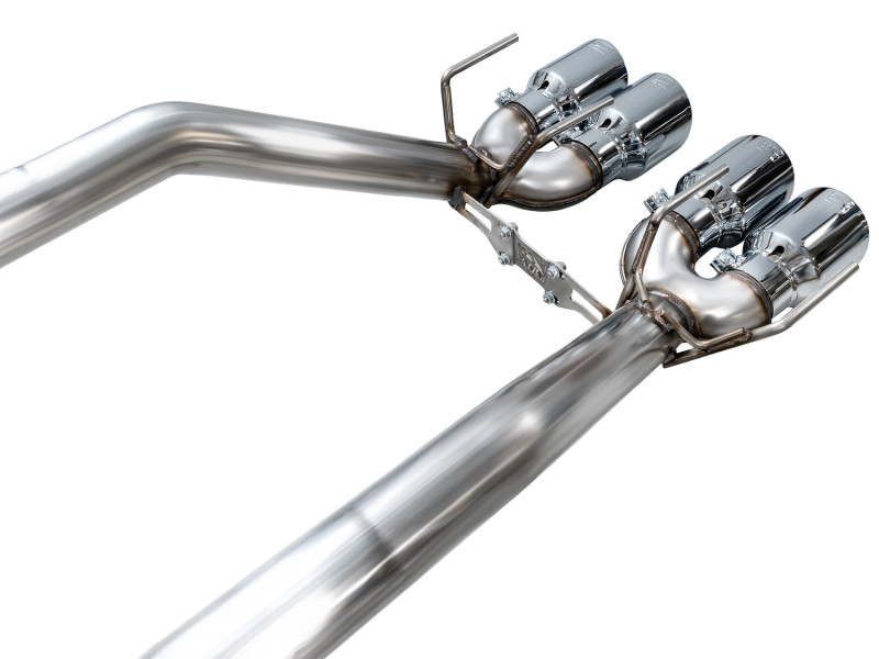 AWE Tuning C6 Chevrolet Corvette Z06/ZR1 Track Edition Axle-Back Exhaust w/ Chrome Silver Tips - 3020-42606 Photo - out of package