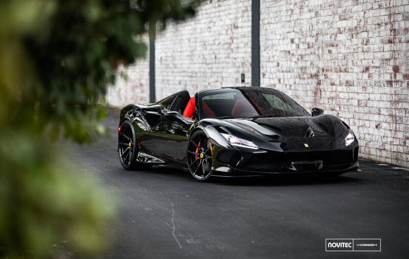 Vossen x Novitec NF10 21x9 ET:35 Gloss Black Ferrari 488 / F8 Front Wheel - F-AFP-40-F01-C25 Photo - Primary