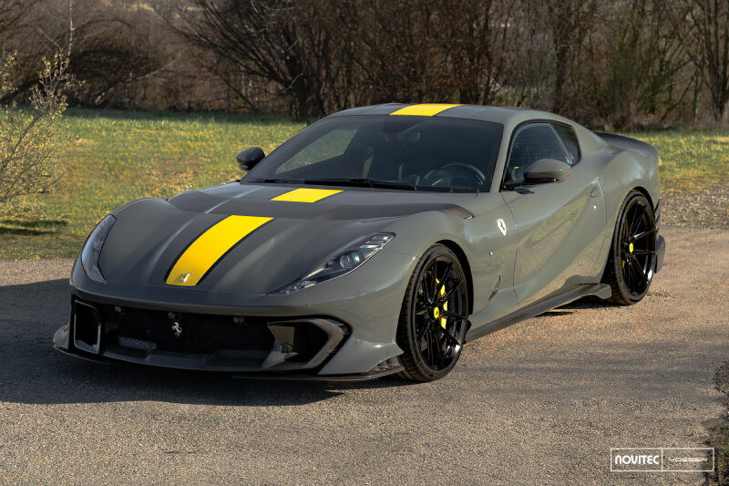 Vossen x Novitec NF10 21x10 ET:32 Gloss Black Ferrari 812 Superfast / GTS Front Wheel - F-AFP-63-F01-C25 Photo - Primary