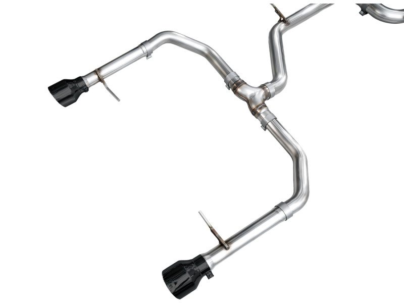 AWE Tuning 22-25 Volkswagen Jetta GLI Track Edition Exhaust - Diamond Black Tips - 3020-33275 Photo - out of package