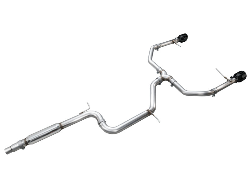 AWE Tuning 22-25 Volkswagen Jetta GLI Track Edition Exhaust - Diamond Black Tips - 3020-33275 Photo - out of package