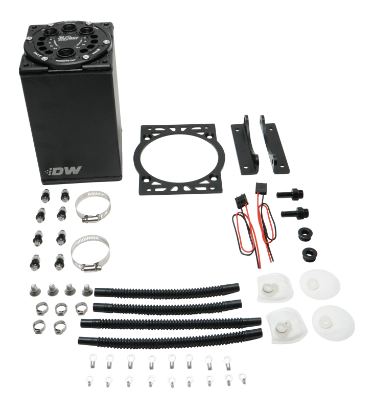 DeatschWerks 3.0L Staged Surge Tank w/o Pumps - 6-000-30ST Photo - lifestyle view