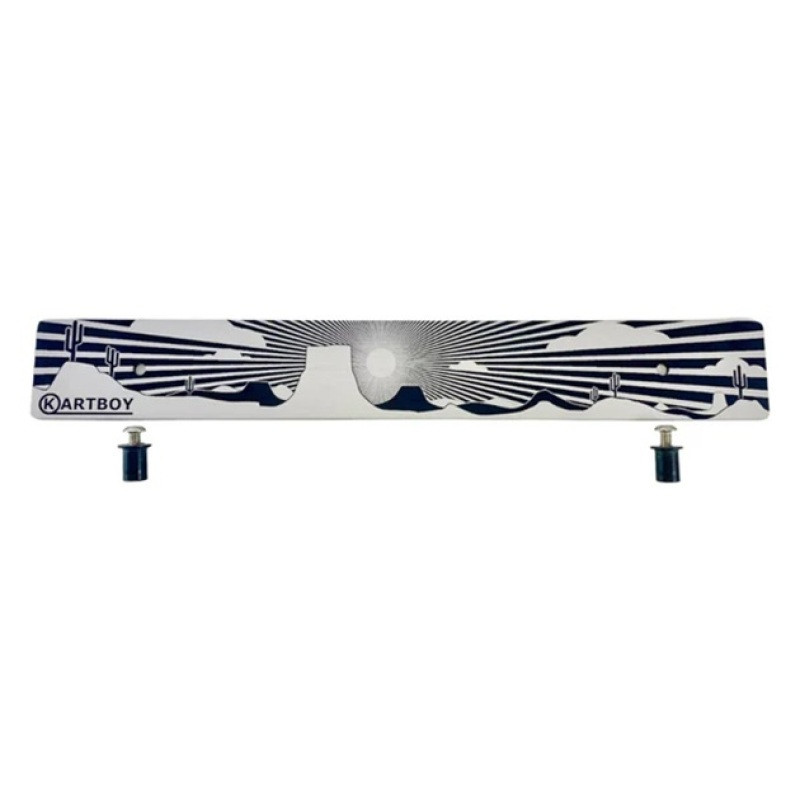Kartboy Subaru License Plate Delete - Black Desert Rising Sun - KB-055-PL-BLK-RSUN User 1