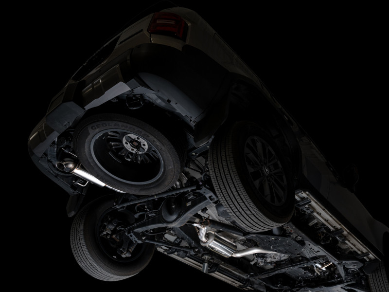AWE Tuning 2024+ Toyota Land Cruiser / 2025+ Toyota 4Runner 0FG Cat-Back Exhaust w/ BashGuard - 3015-28056 Photo - Mounted