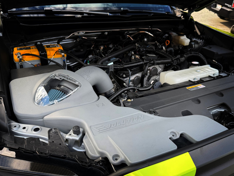 Injen 24-25 Toyota Tacoma L4 2.4L Turbo Evolution Elite Intake - Cement Gray - EVO2201G Photo - Mounted