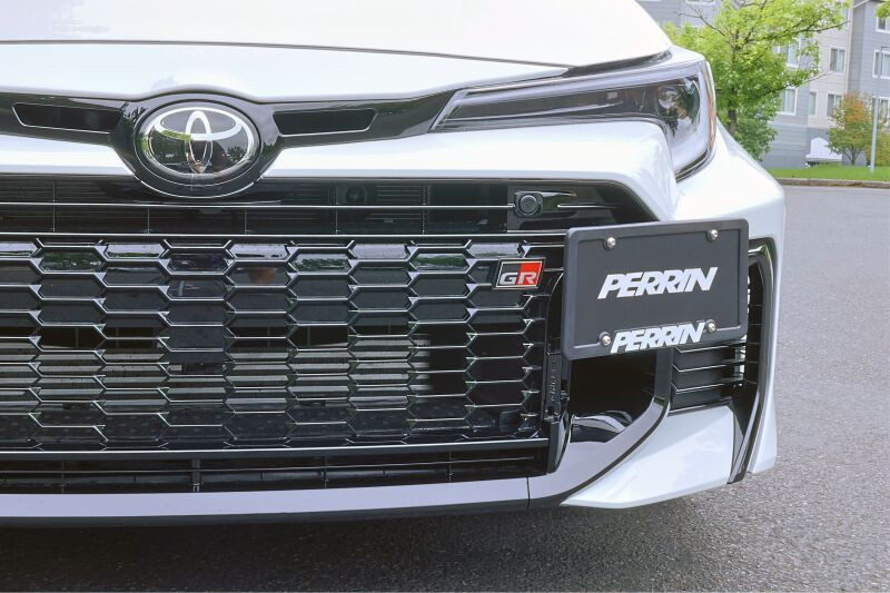 PERRIN 23-24 Toyota GR Corolla License Plate Relocation Kit - PTP-BDY-201 User 1