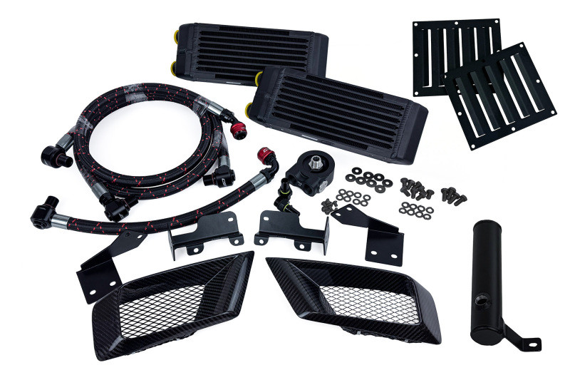 CSF 2023+ Honda Civic Type R FL5 High-Performance Dual Engine Oil Cooler Kit - 8343 Photo - Primary