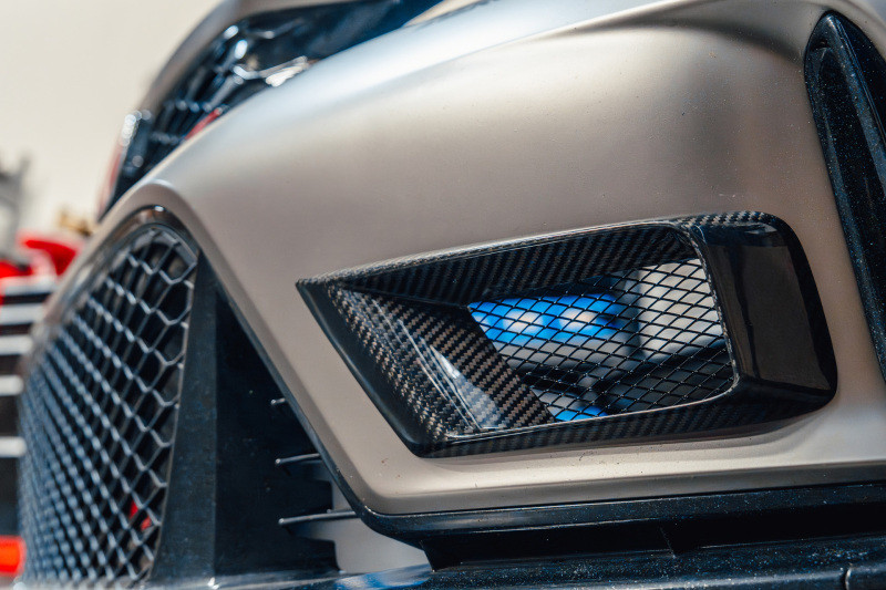 CSF 2023+ Honda Civic Type R FL5 High-Performance Dual Engine Oil Cooler Kit - 8343 Photo - Mounted