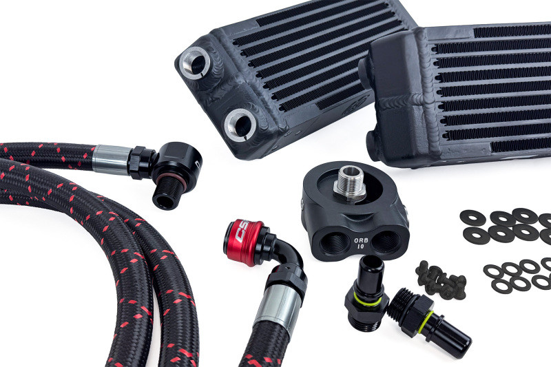 CSF 2023+ Honda Civic Type R FL5 High-Performance Dual Engine Oil Cooler Kit - 8343 Photo - out of package