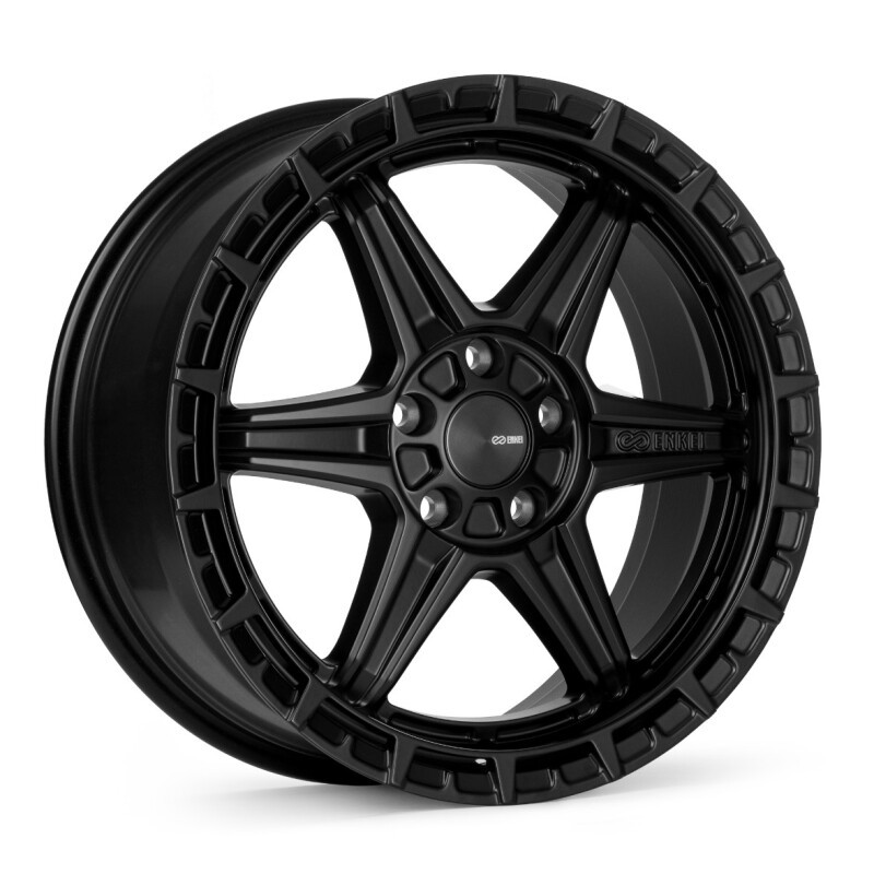 Enkei Trail-Finder OVL 18x8 / 5x114.3 BP / ET42 / 72.6mm Bore - Matte Black Wheel - 559-880-6542BK Photo - Primary