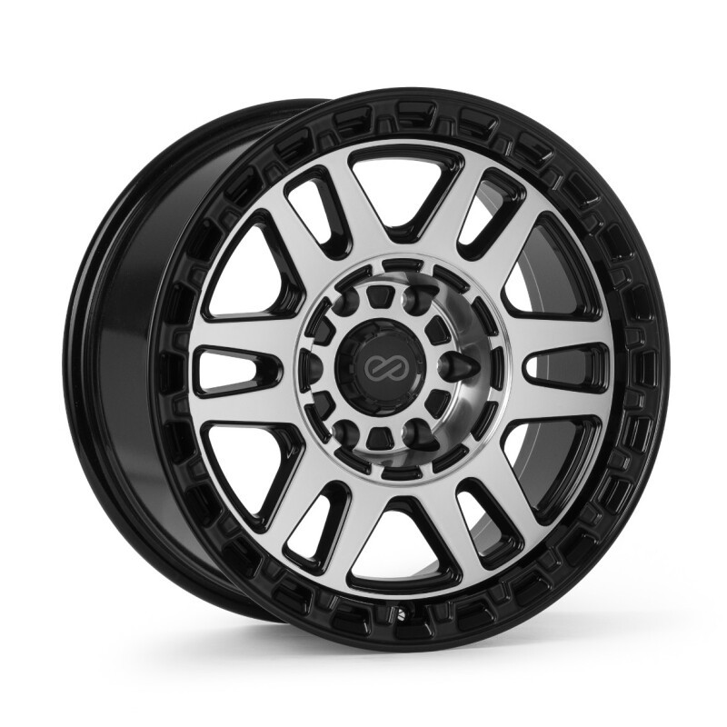 Enkei Trail-Tracker 17x8.5 / 6x135 BP / ET12 / 87.1mm Bore - Matte Black Machined Wheel - 560-785-9512BKM Photo - Primary