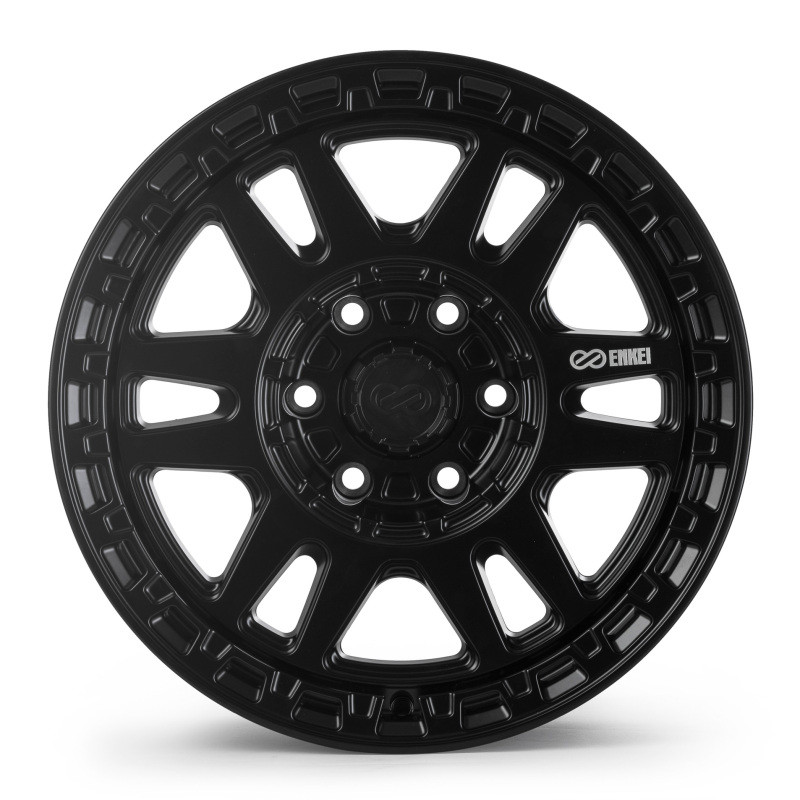 Enkei Trail-Tracker 18x9 / 6x139.7 BP / ET42 / 106.1mm Bore - Matte Black Wheel - 560-890-8442BK Photo - Primary