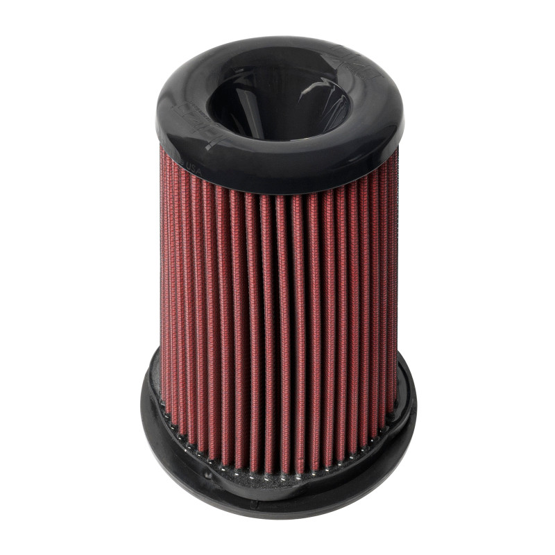 Injen 8-Layer Oiled Cotton Gauze Air Filter w/ Twist Lock - 4in ID / 6in Base / 7.75in H - X-1134-BR Photo - Close Up