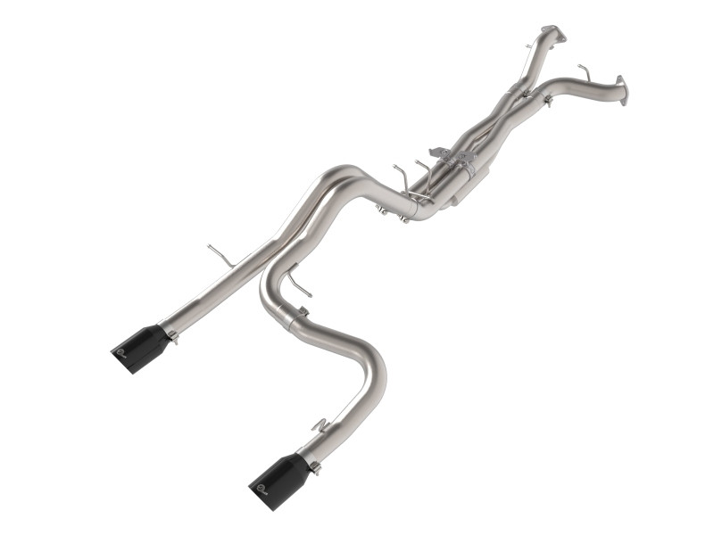 aFe 22-26 Ford Bronco V6 3.0L (tt) Vulcan Series 3in 304SS Cat-Back Exhaust System w/ Black Tips - 49-33154-B Photo - Primary