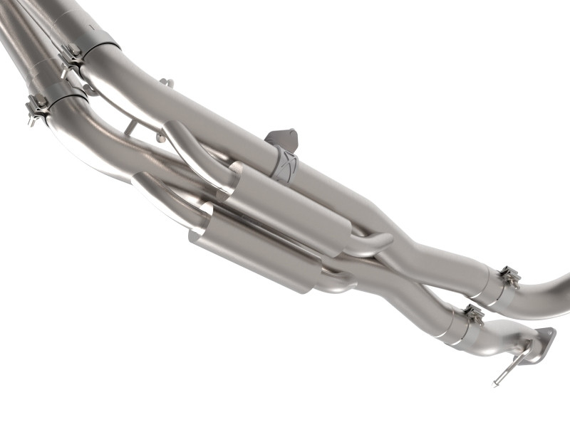 aFe 22-26 Ford Bronco V6 3.0L (tt) Vulcan Series 3in 304SS Cat-Back Exhaust System w/ Polished Tips - 49-33154-P Photo - Unmounted