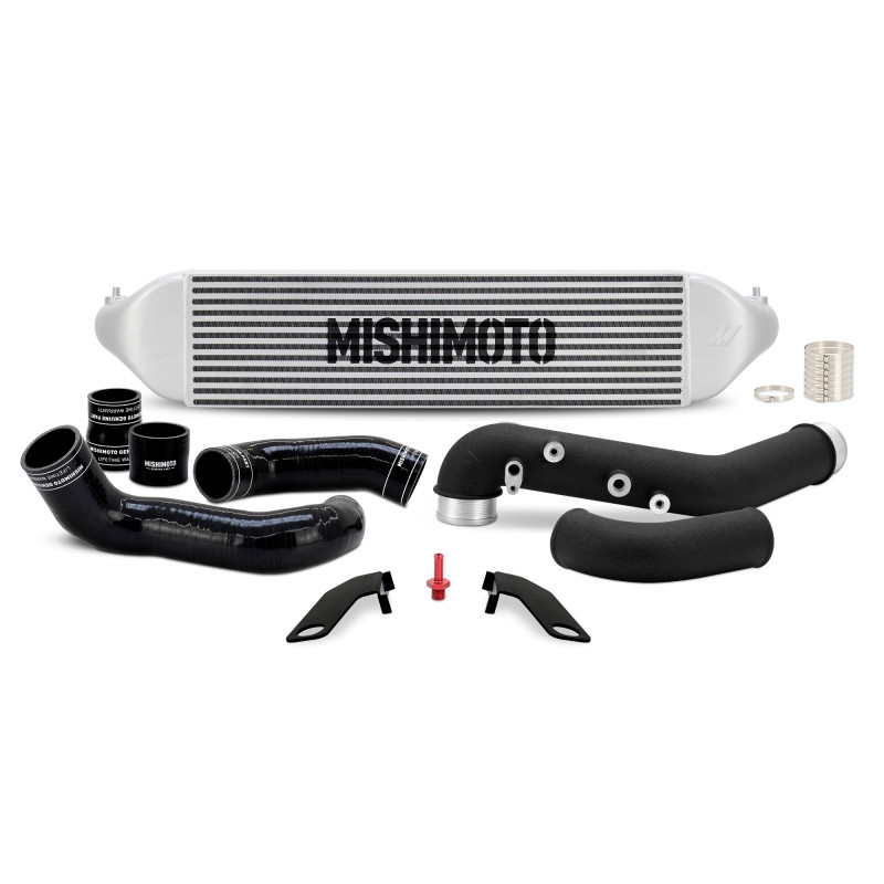 Mishimoto 2023+ Honda Civic Type-R Intercooler Kit w/Pipes - Silver Intercooler/Black Pipes - MMINT-CTR-23KSLBK Photo - Primary